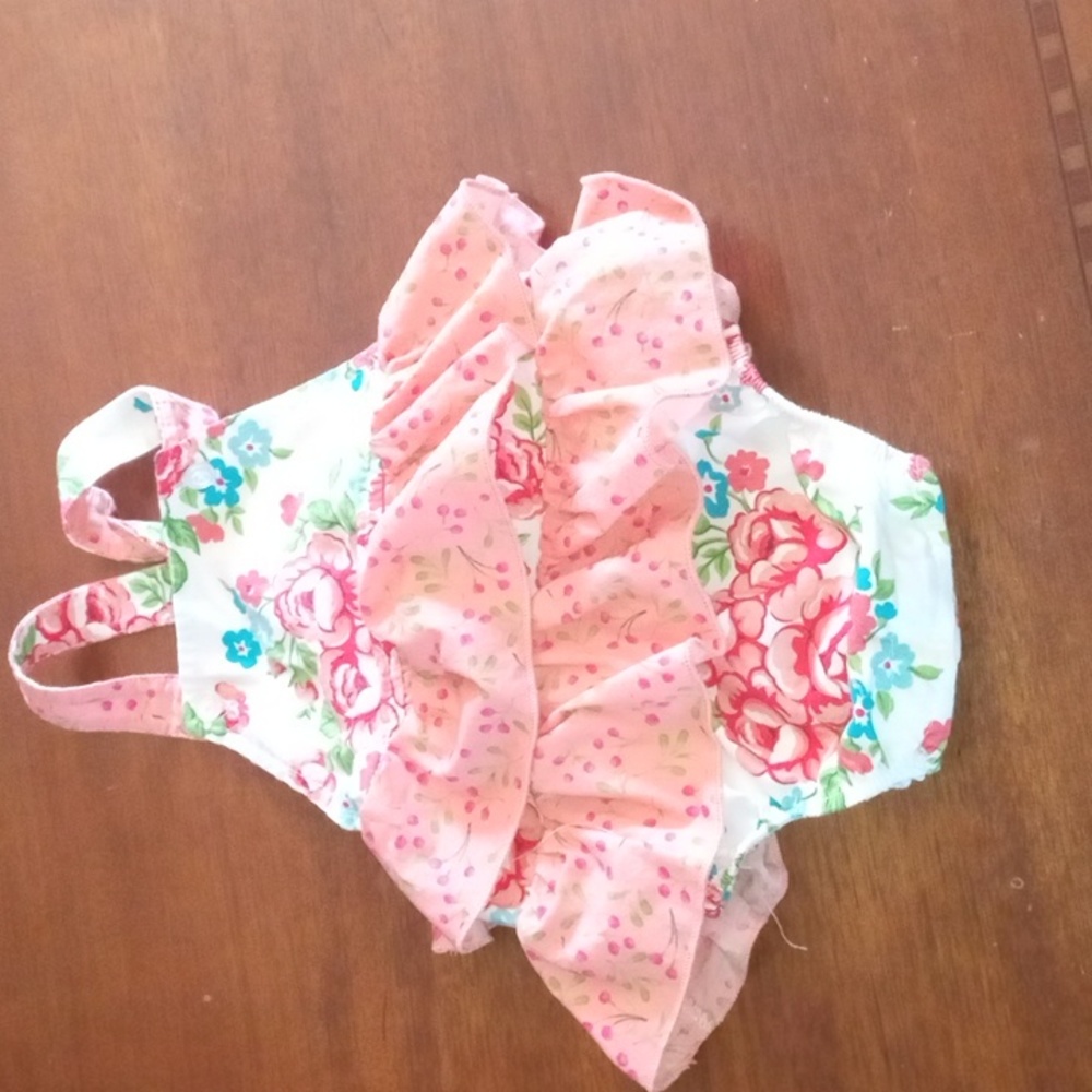 girl 3 mo flower one piece